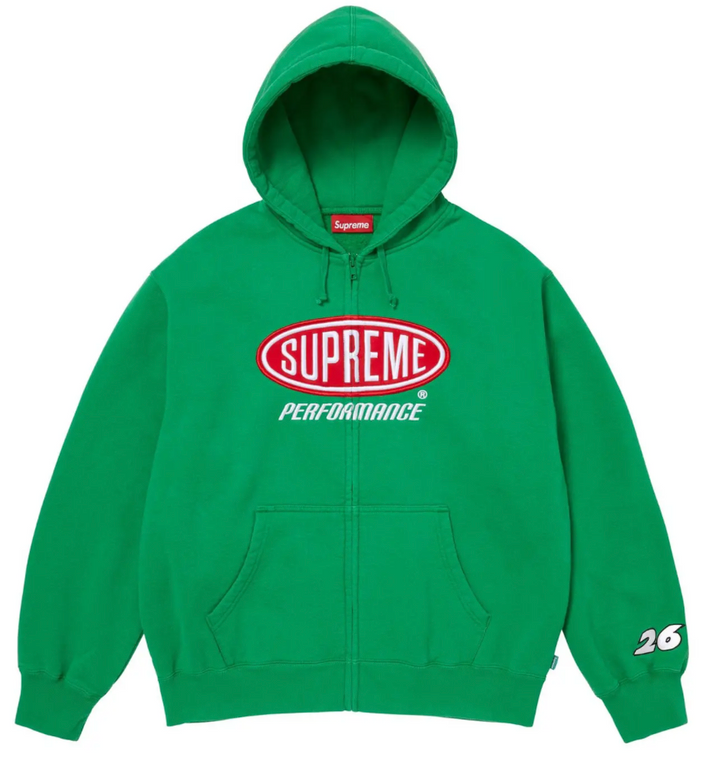 SUPREME GREEN PERFORMANCE ZIP