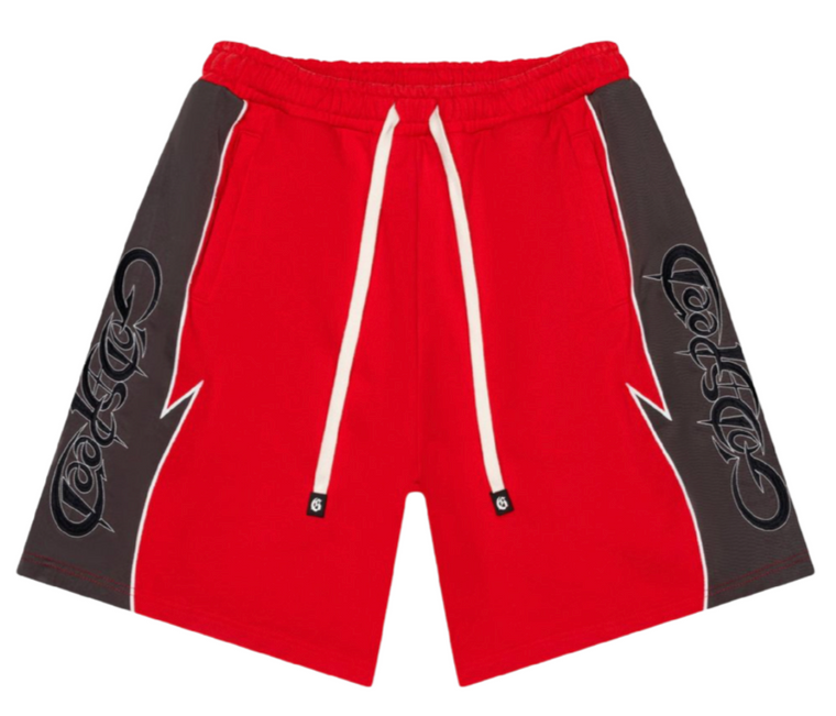 GODSPEED HALFTIME RED/GRAPHITE SHORTS