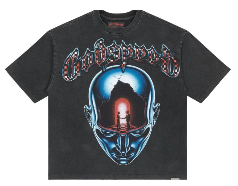 GODSPEED BLACK WASH M.O.T.M.T TEE