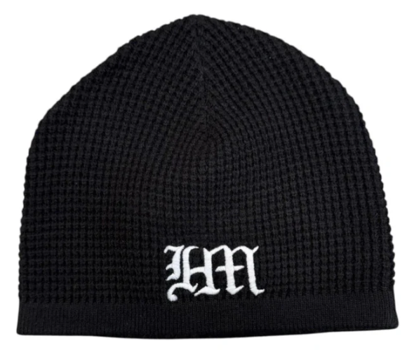 HMDD BLACK OLD ENGLISH BEANIE