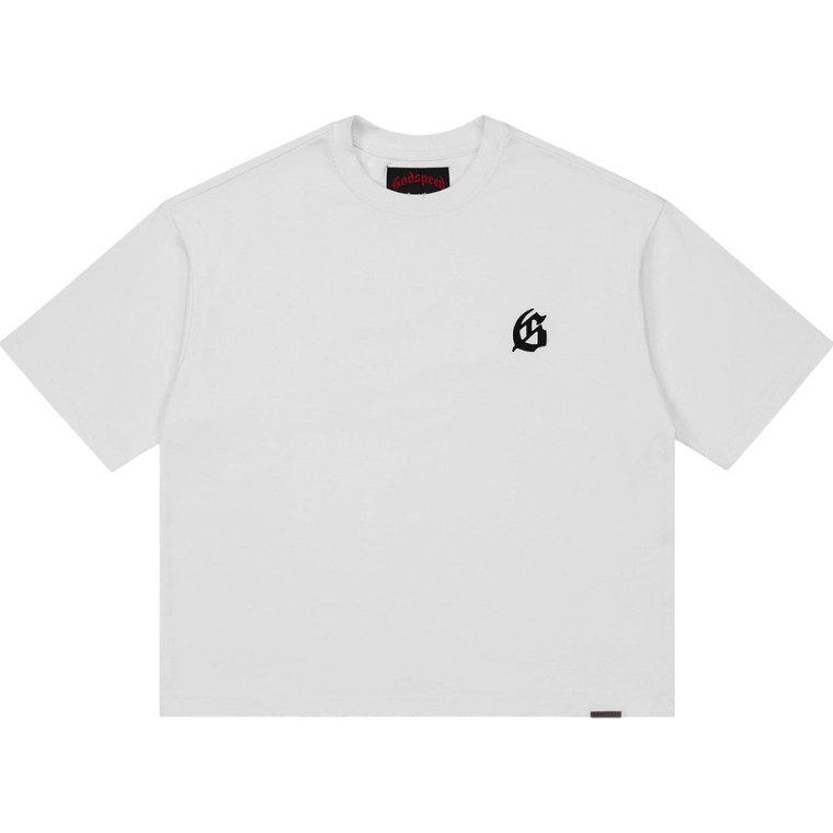 GODSPEED WHITE LOGO TEE