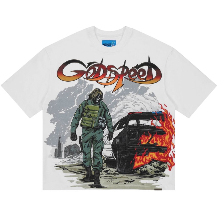 GODSPEED WHITE KHAOS TEE