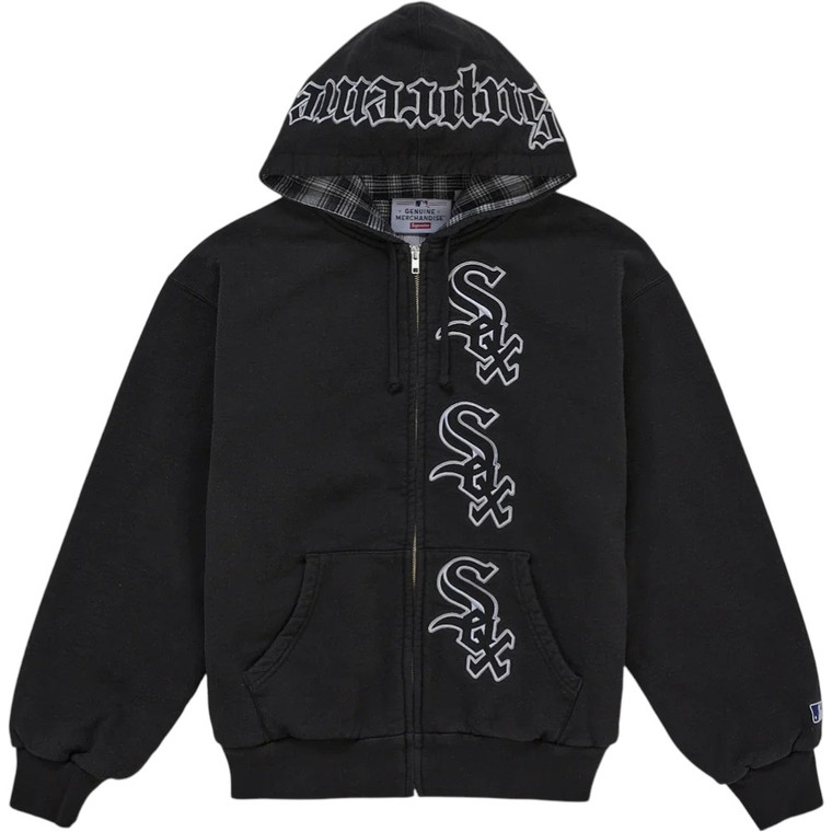 SUPREME x CHICAGO WHITE SOX BLACK ZIP