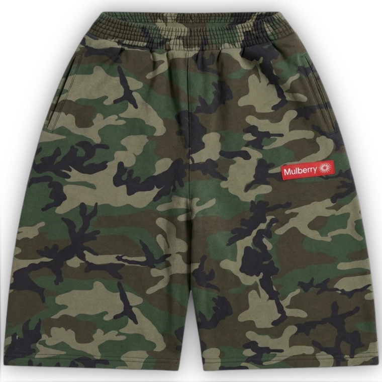 MULBERRY OPS MULB CAMO SWEAT SHORTS