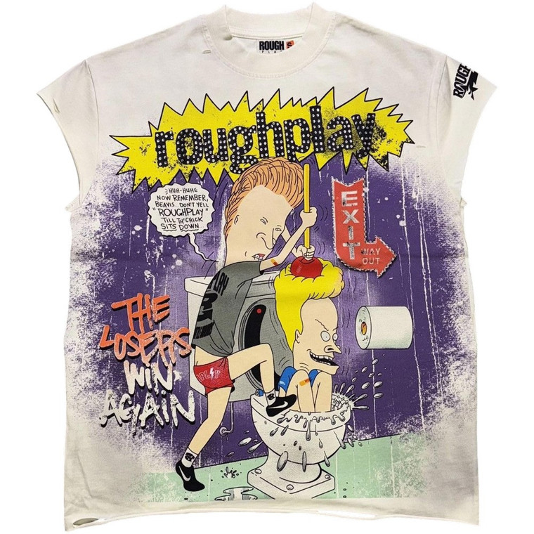 ROUGHPLAY BEAVIS & BUTTHEAD SLEEVELESS