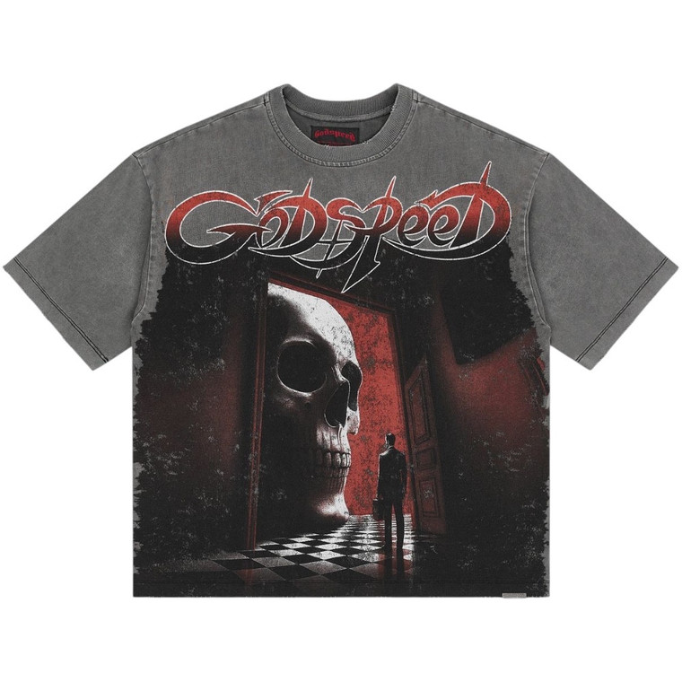 GODSPEED GREY WASH FATE'S DOORSTEP TEE