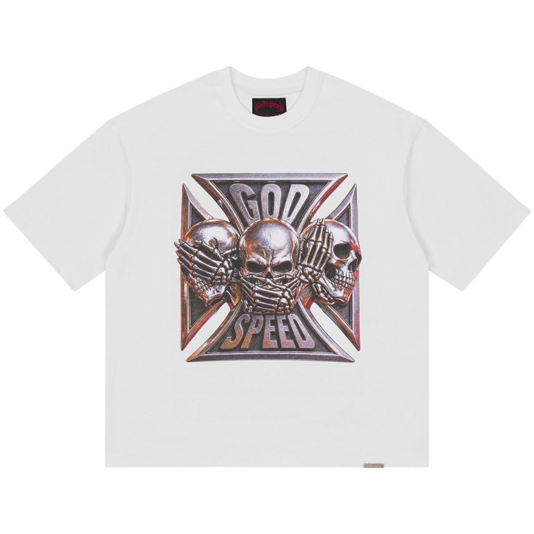 GODSPEED WHITE OMERTA TEE