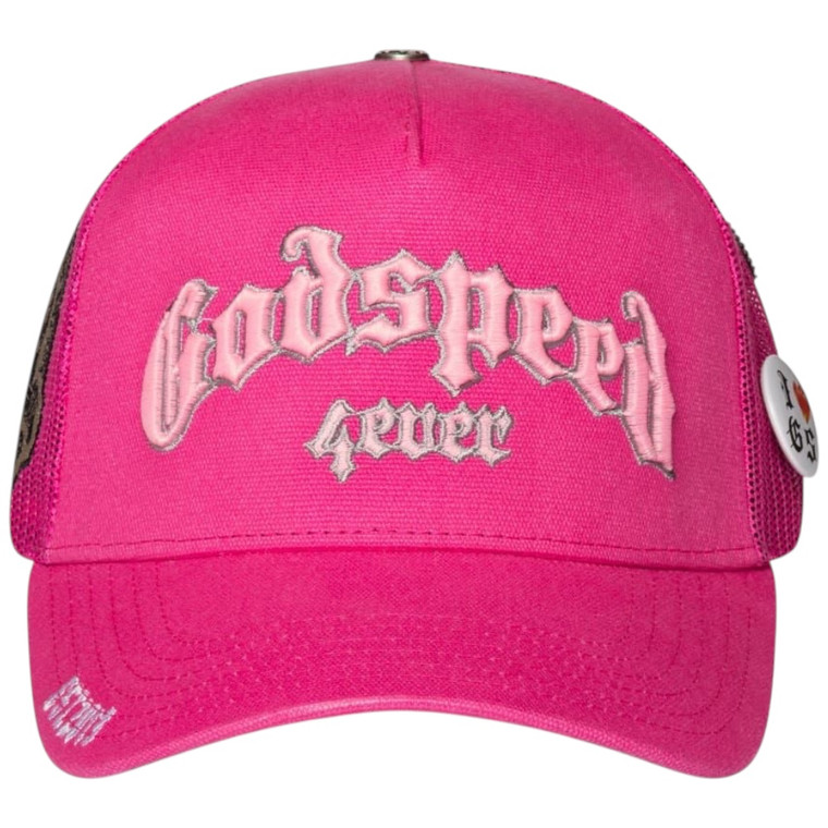 GODSPEED PINK FOREVER TRUCKER HAT