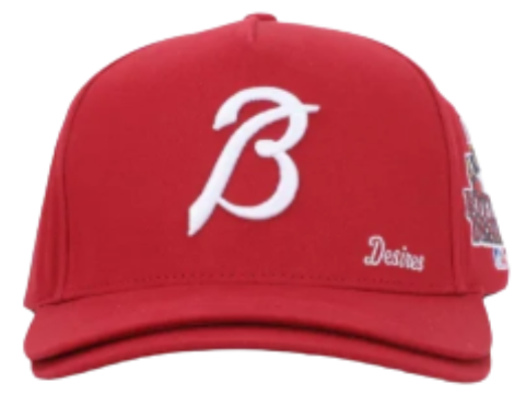 BOTTEGA DESIRES REDS DOUBLE BRIM HAT