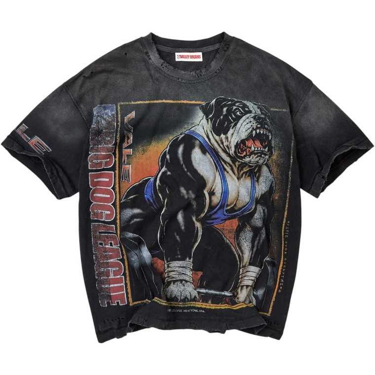 VALE FOREVER BLACK HEAVYWEIGHT TEE