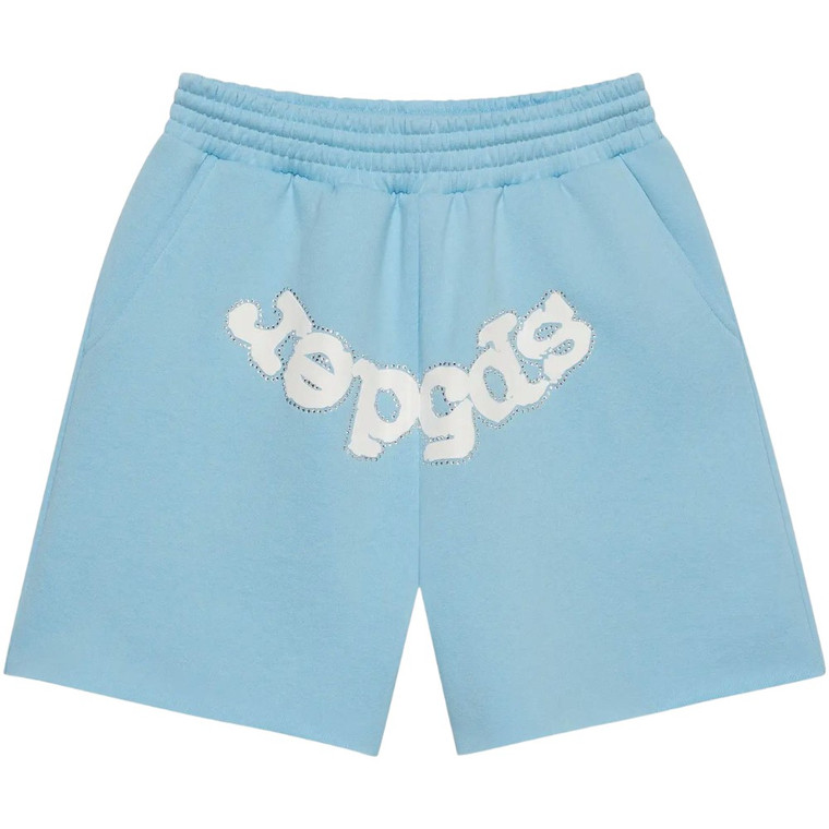 SP5DER SKY BLUE OG WEB SWEATSHORTS
