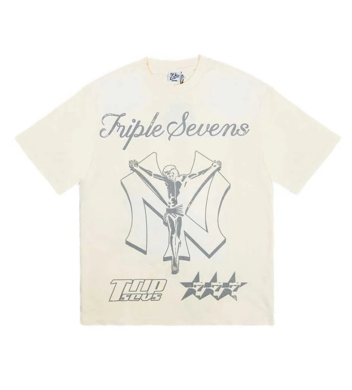 TRIPLE SEVENS CREAM NY SAVIOR TEE