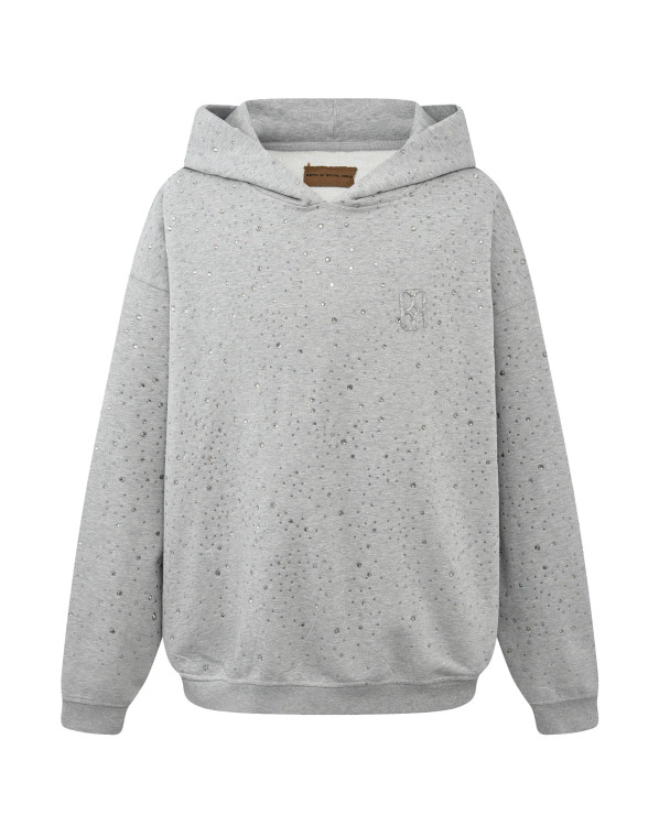 BIRTH OF A ROYAL CHILD GREY DIAMOND HOODIE