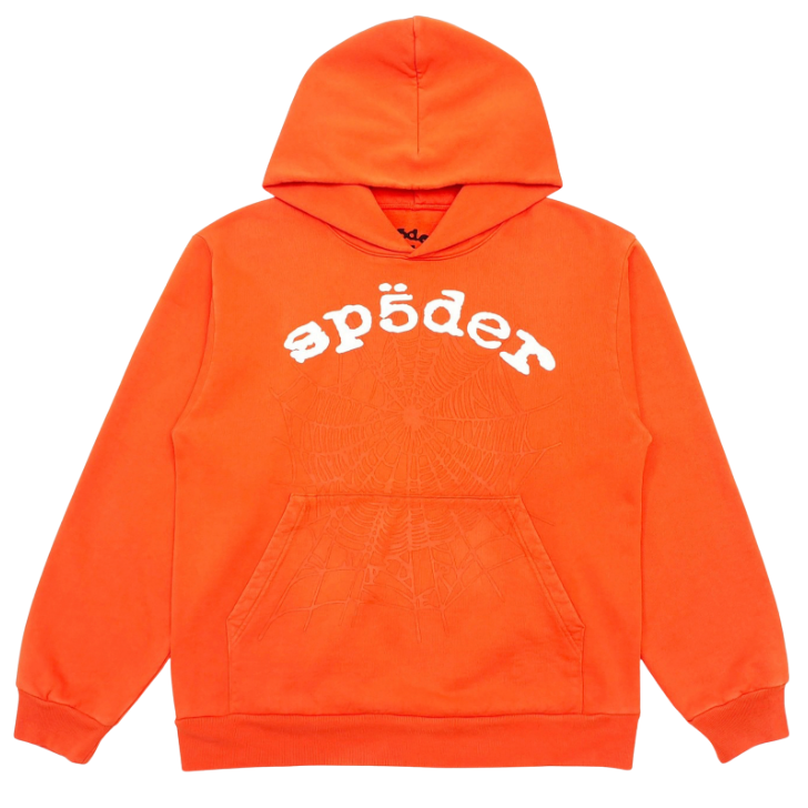 SP5DER ORANGE LEGACY HOODIE