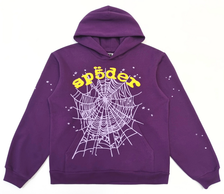 SP5DER PURPLE STAR V2 HOODIE