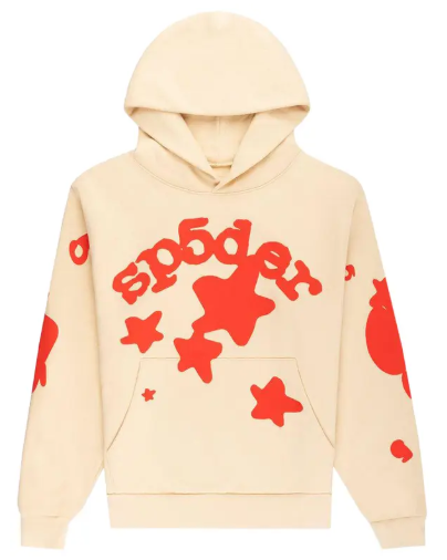 SP5DER CREAM BELUGA HOODIE
