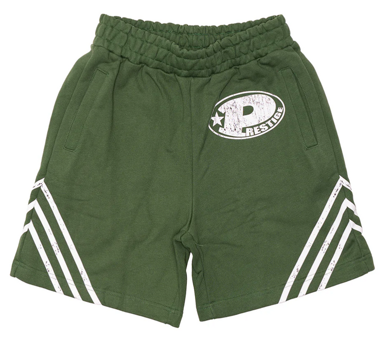 PRESTIGE GREEN BIG P SHORTS