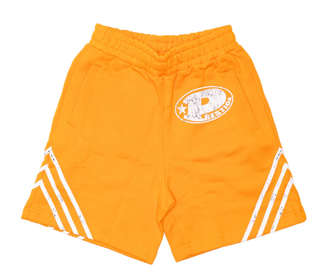PRESTIGE ORANGE BIG P SHORTS