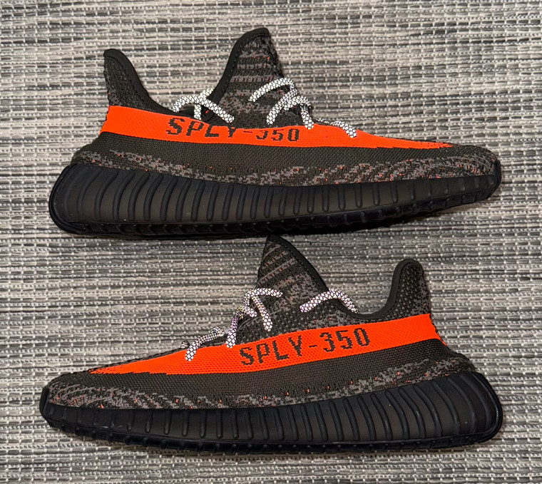ADIDAS YEEZY BOOST 350 V2  "CARBON BELUGA" (SIZE 9)