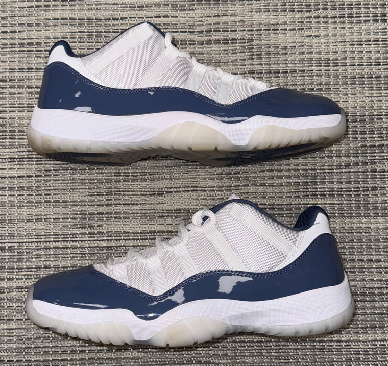AIR JORDAN 11 LOW "DIFFUSED BLUE" (SIZE 11)