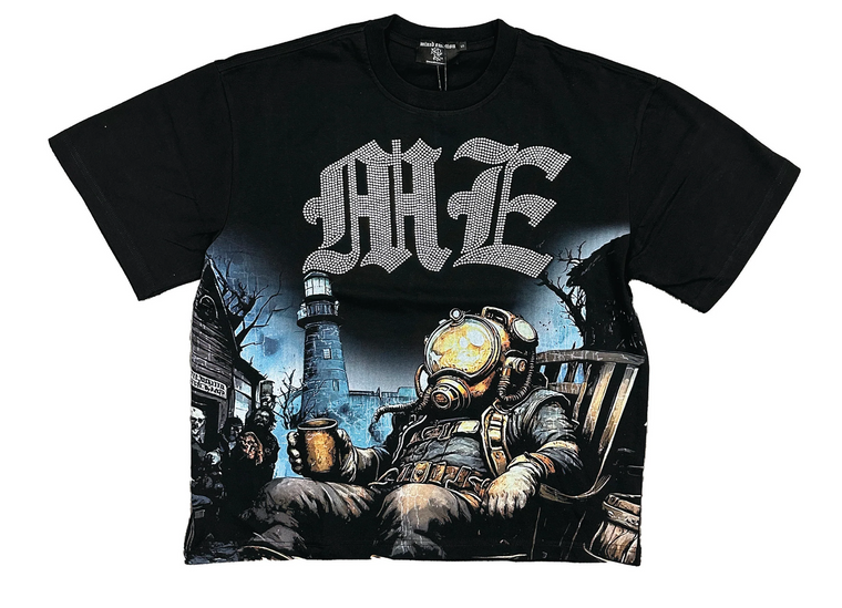 MIXED EMOTION ASTRONAUT RHINESTONE TEE