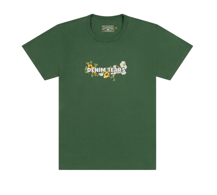 DENIM TEARS GREEN LOGO TEE