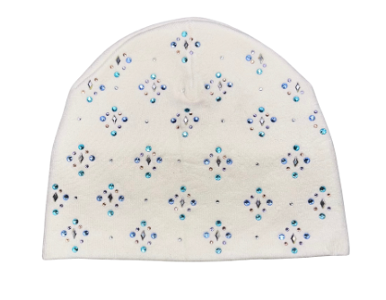ANTI-LOCAL WHITE DIAMOND BEANIE
