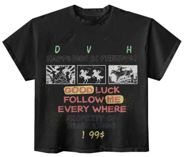 DAVEN HOMME GOOD LUCK TEE