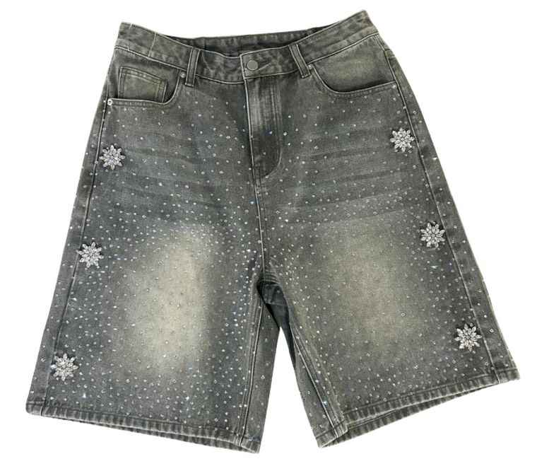 FRATERNAL WASHED OLIVE ASTRO JORTS