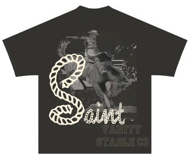 SAINT VANITY FADED BLACK STABLE TEE