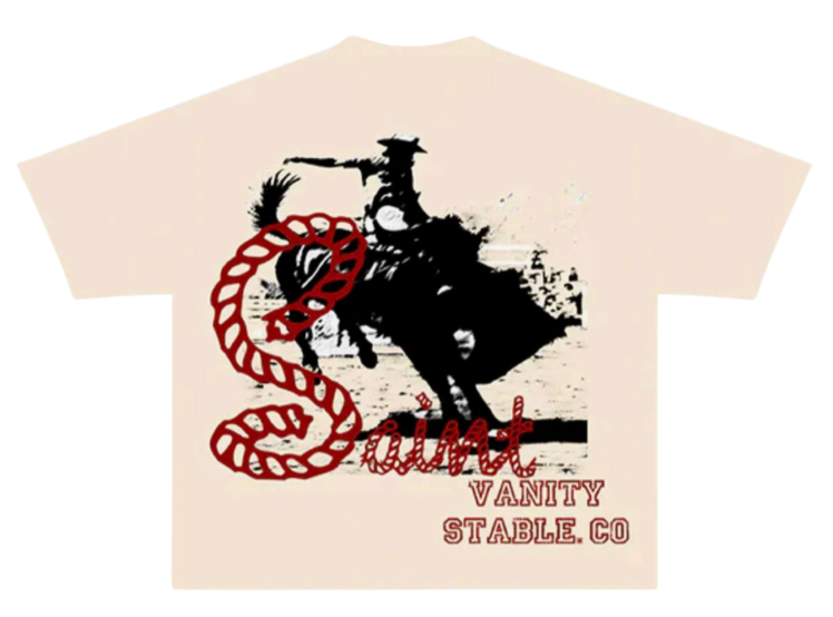 SAINT VANITY CREAM STABLE TEE