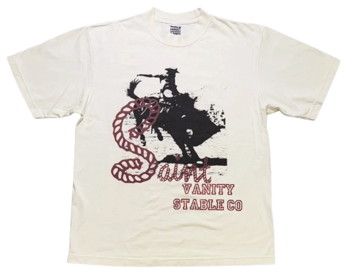 SAINT VANITY CREAM STABLE TEE