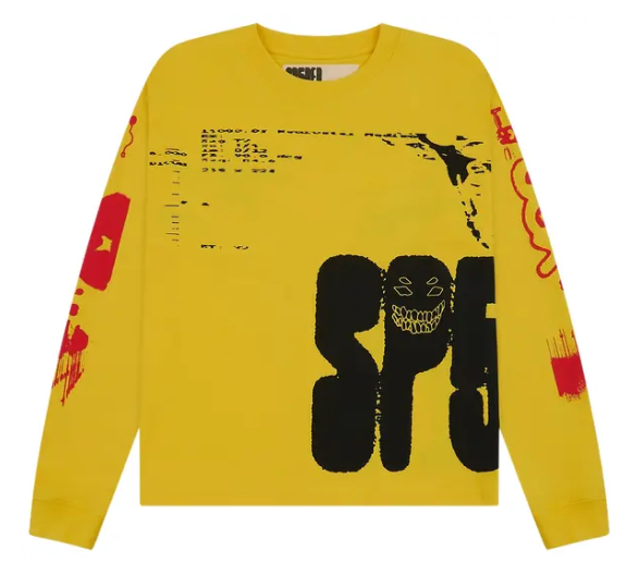 SP5DER YELLOW X-RAY L/S TEE
