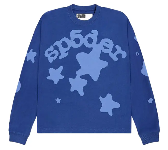 SP5DER BLUE BELUGA L/S TEE
