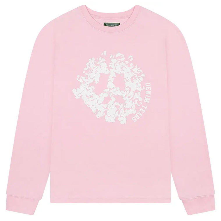DENIM TEARS PINK PEACE WREATH L/S
