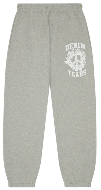 DENIM TEARS GREY UNIVERSITY PANTS