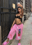 CRUM PINK 3/4 SHORTS