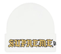 SUPREME X NEW ERA® WHITE OLD ENGLISH BEANIE