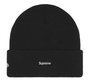 SUPREME X NEW ERA® BLACK OLD ENGLISH BEANIE