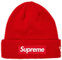 SUPREME X NEW ERA RED BOX LOGO BEANIE