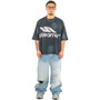 STILE DÉ AMOR BLACK COLORÃTO RHINESTONE TEE