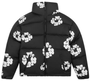 DENIM TEARS BLACK WREATH PUFFER JACKET