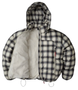 GV GALLERY PLAID PUFFER WATERPROOF COAT