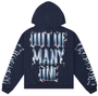 GODSPEED NAVY WASH CHROME MONO HOODIE