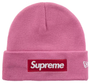 SUPREME X NEW ERA MAGENTA BOX LOGO BEANIE (FW25)