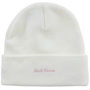 SUPREME X NEW ERA WHITE/PINK BOX LOGO BEANIE (FW25)