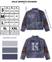 VALE FOREVER INDIGO DESTRUCTION WORK JACKET