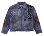 VALE FOREVER INDIGO DESTRUCTION WORK JACKET