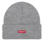 SUPREME X NEW ERA HEATHER GREY TRIBAL S LOGO BEANIE