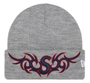 SUPREME X NEW ERA HEATHER GREY TRIBAL S LOGO BEANIE
